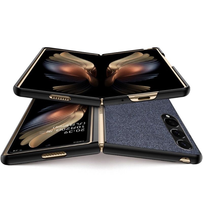 θηκη κινητου Samsung Galaxy Z Fold 3 5G Leather Effect Fabric Style