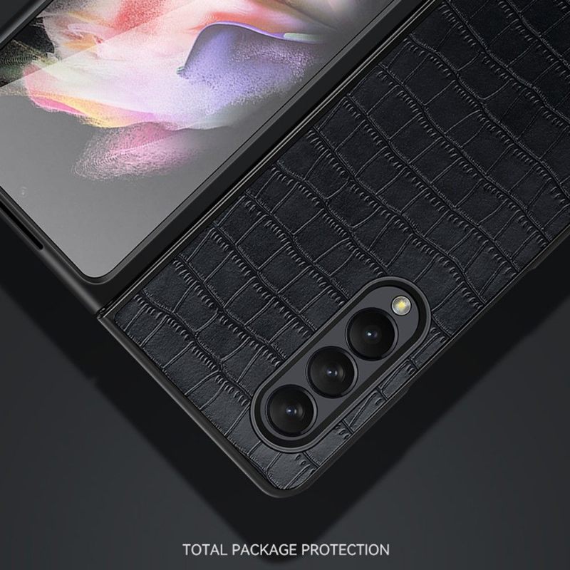 θηκη κινητου Samsung Galaxy Z Fold 3 5G Sulada Croco Leather Effect