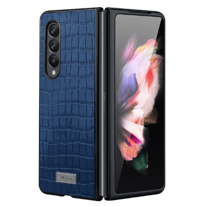 θηκη κινητου Samsung Galaxy Z Fold 3 5G Sulada Croco Leather Effect