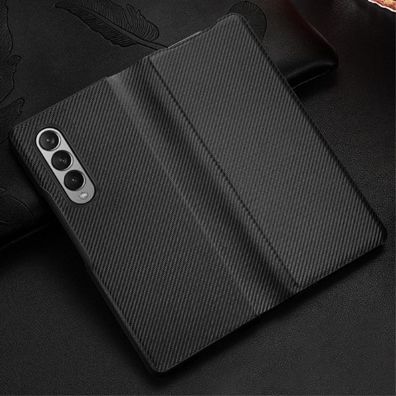 θηκη κινητου Samsung Galaxy Z Fold 3 5G Υφή Carbon Fiber Texture