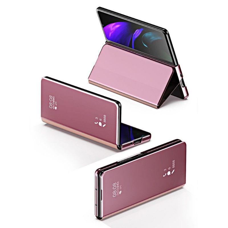 Θήκη Samsung Galaxy Z Fold 3 5G Θήκη Flip Εφέ Καθρέφτη