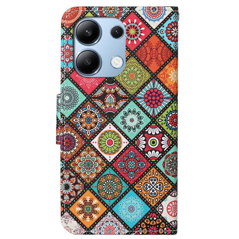 Δερματινη Θηκη Xiaomi Redmi Note 13 4g Ethnic Style Με Λουράκι