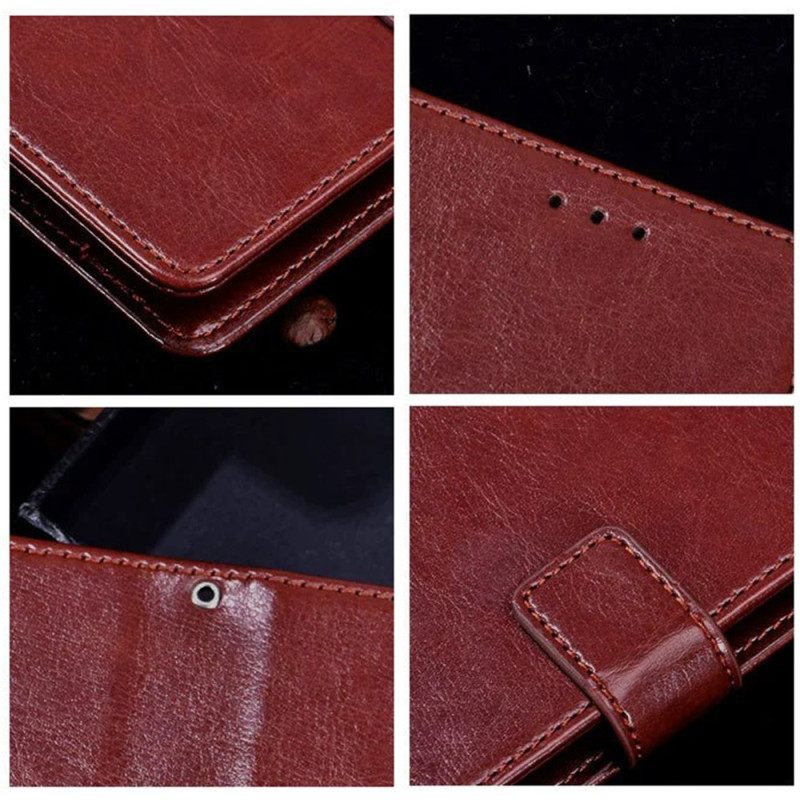 Δερματινη Θηκη Xiaomi Redmi Note 13 4g Faux Leather Idewei