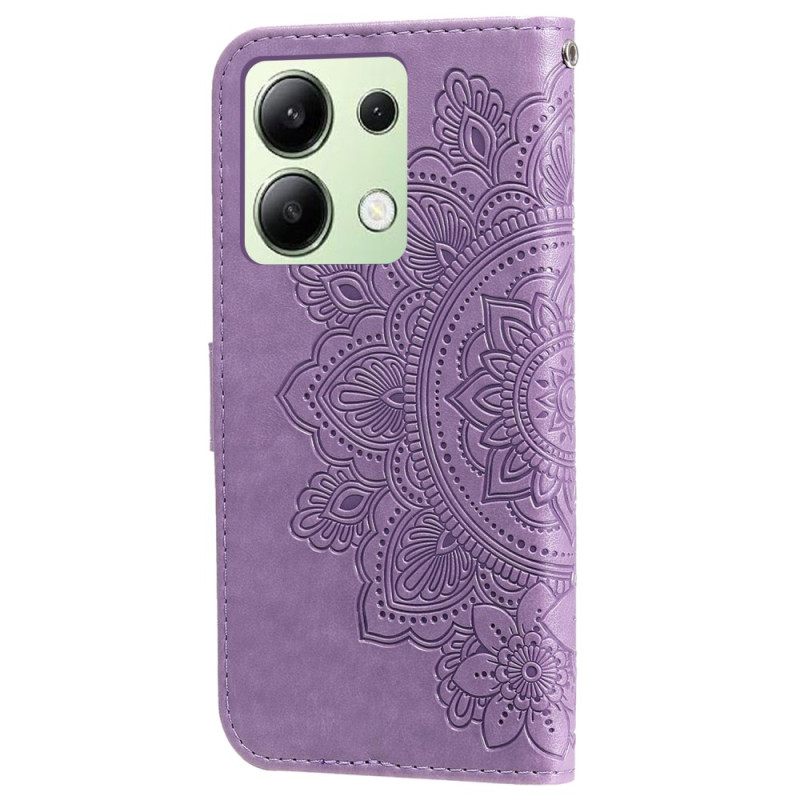 Δερματινη Θηκη Xiaomi Redmi Note 13 4g Floral Strappy Style Σιλικόνης