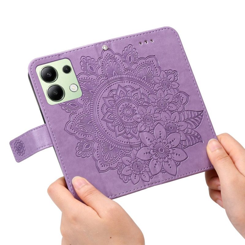 Δερματινη Θηκη Xiaomi Redmi Note 13 4g Floral Strappy Style Σιλικόνης