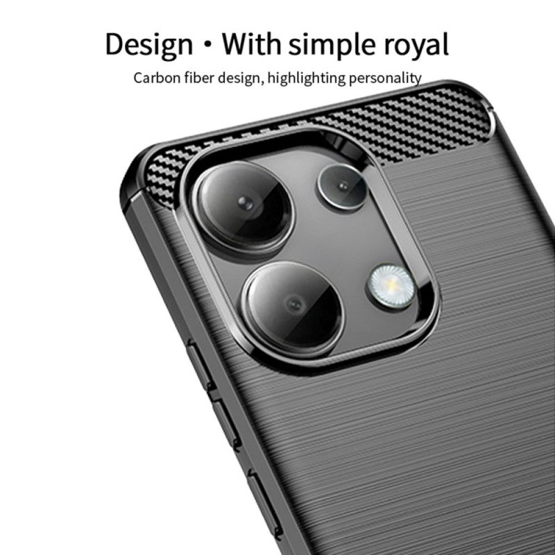 Κάλυμμα Xiaomi Redmi Note 13 4g Mofi Brushed Carbon Fiber