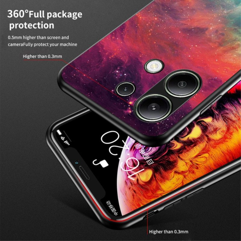 Κάλυμμα Xiaomi Redmi Note 13 4g Starry Sky Tempered Glass