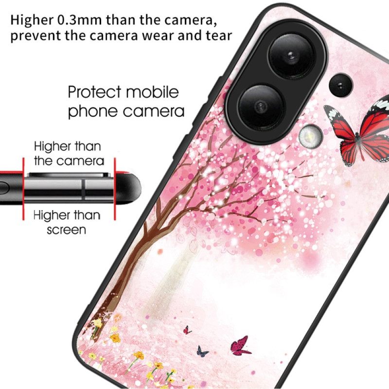 Κάλυμμα Xiaomi Redmi Note 13 4g Tempered Glass Cherry Blossoms