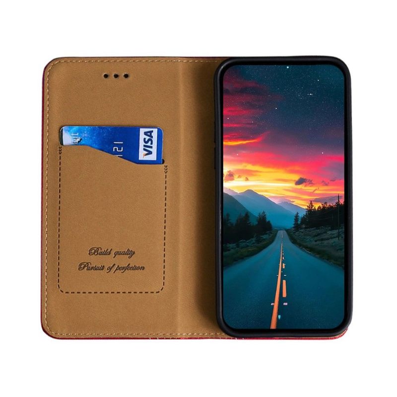 δερματινη θηκη Xiaomi 11T / 11T Pro Θήκη Flip Ραφή Με Flip Folio