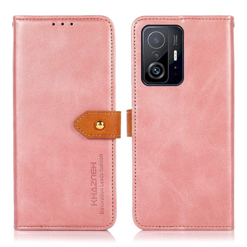 Κάλυμμα Xiaomi 11T / 11T Pro Khazneh Bicolor Faux Leather