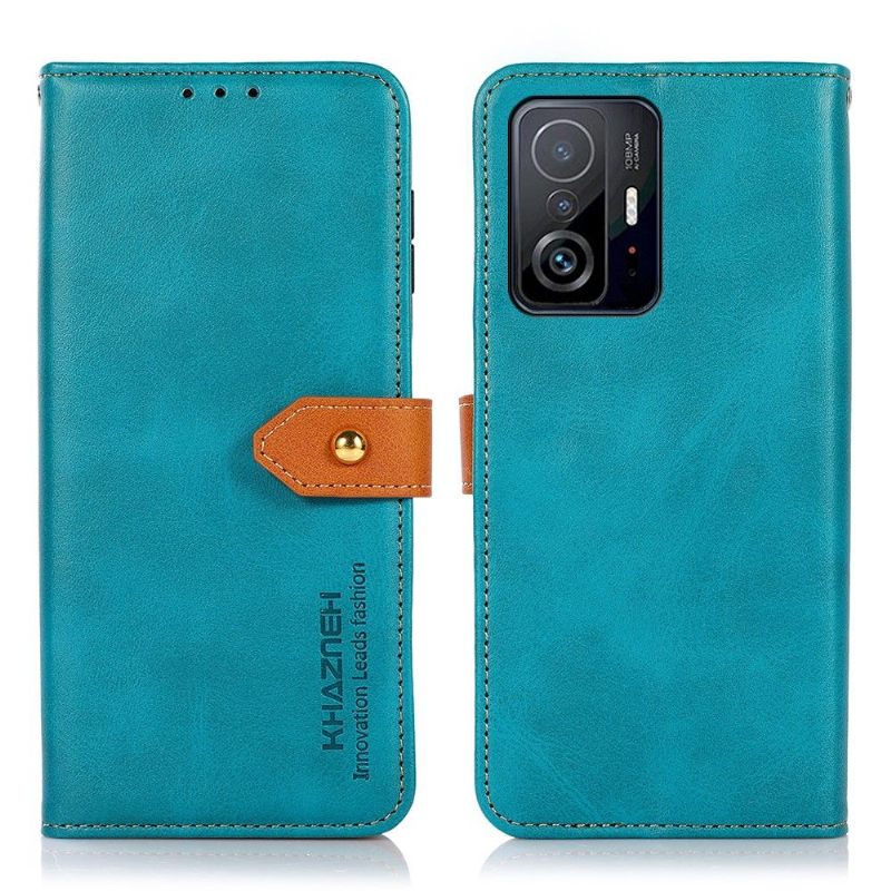 Κάλυμμα Xiaomi 11T / 11T Pro Khazneh Bicolor Faux Leather