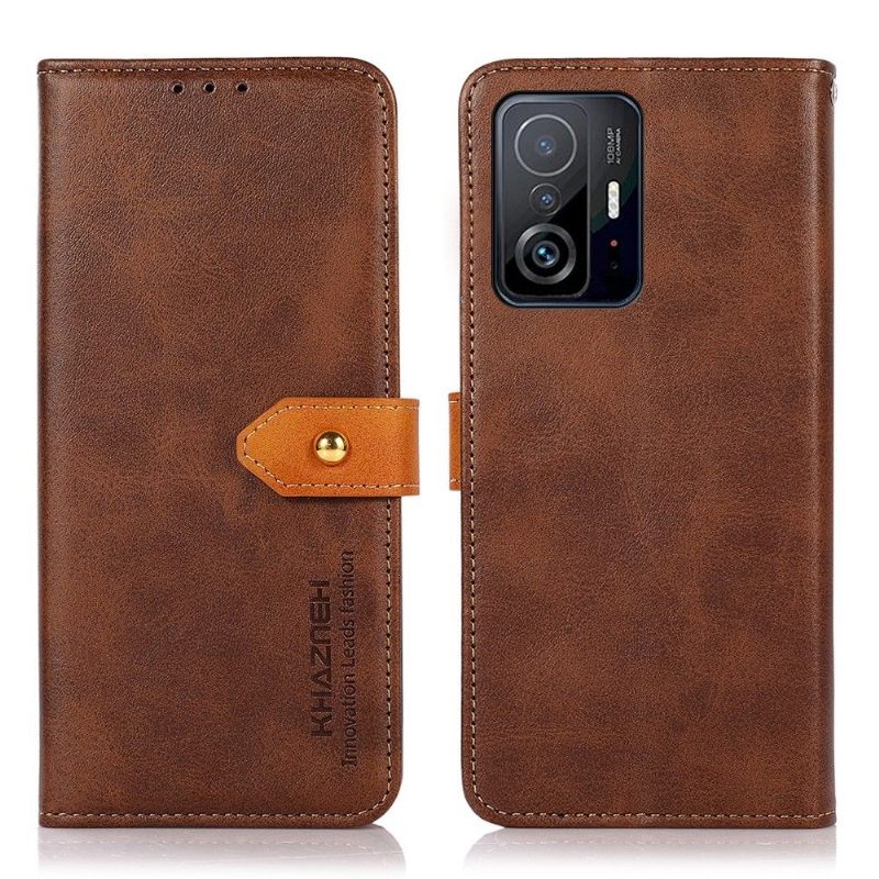 Κάλυμμα Xiaomi 11T / 11T Pro Khazneh Bicolor Faux Leather