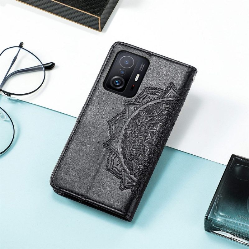 Κάλυμμα Xiaomi 11T / 11T Pro Mandala Relief Faux Leather