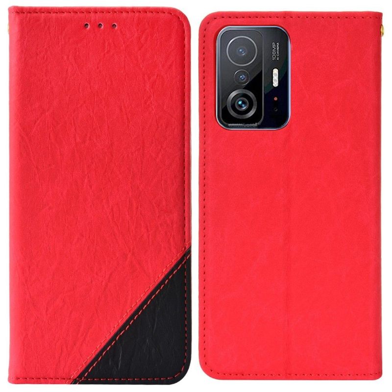 Κάλυμμα Xiaomi 11T / 11T Pro Θήκη Flip Faux Leather Retro