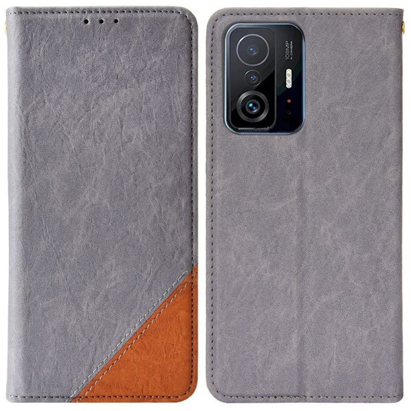 Κάλυμμα Xiaomi 11T / 11T Pro Θήκη Flip Faux Leather Retro