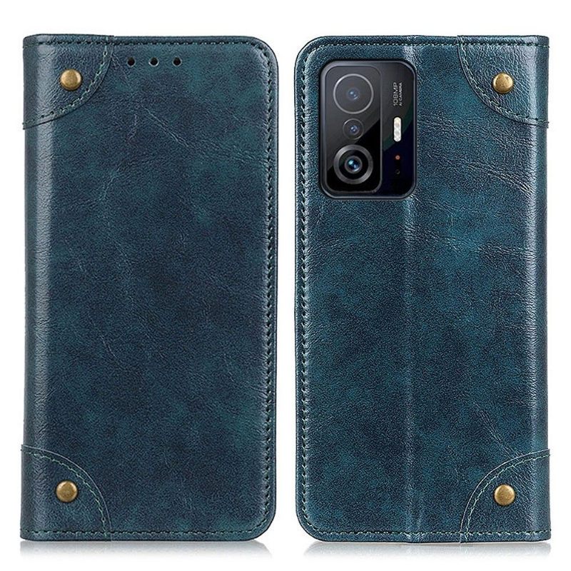 Θήκη Flip Xiaomi 11T / 11T Pro Simon Faux Leather Rivets