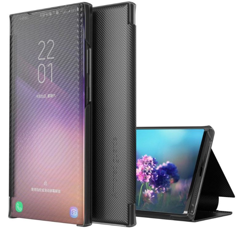 θηκη κινητου Xiaomi 11T / 11T Pro Θήκη Flip Ίνα Άνθρακα