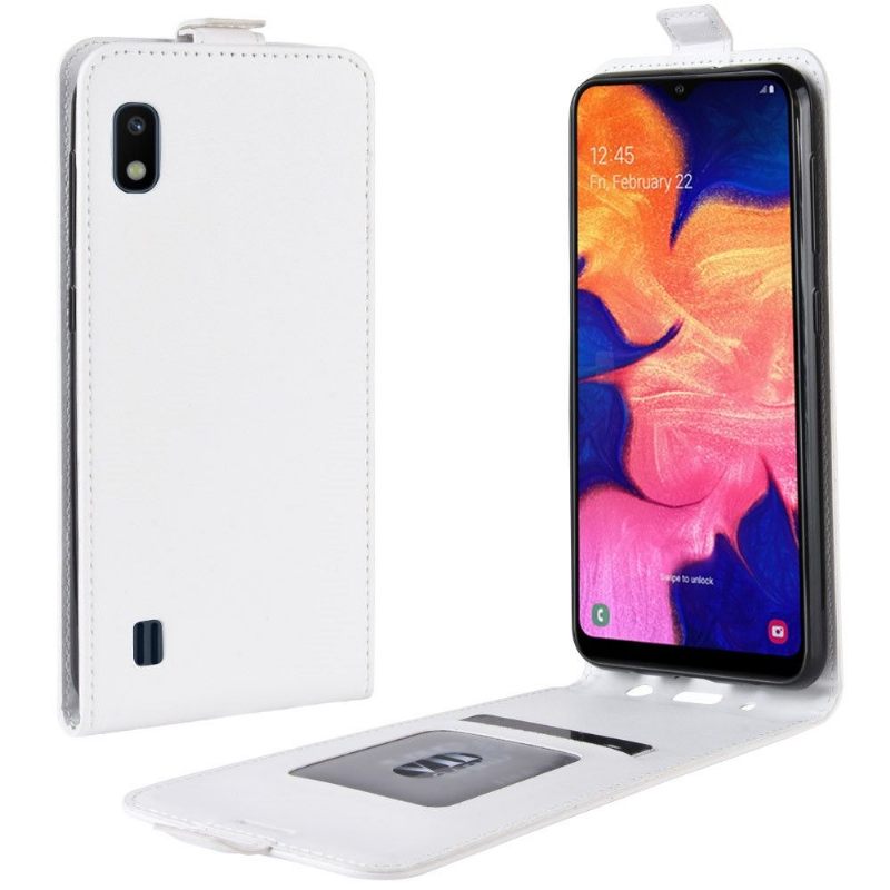 δερματινη θηκη Samsung Galaxy A10 Θήκη Flip Faux Leather Vertical