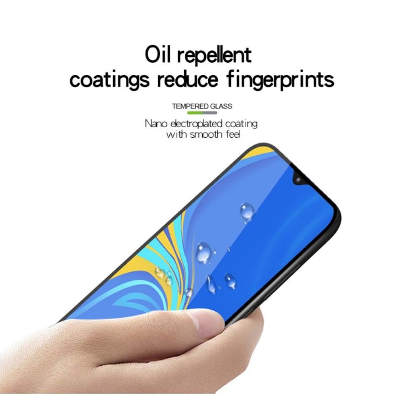 Samsung Galaxy A10 - Full Size Tempered Glass Screen Protector - Μαύρο