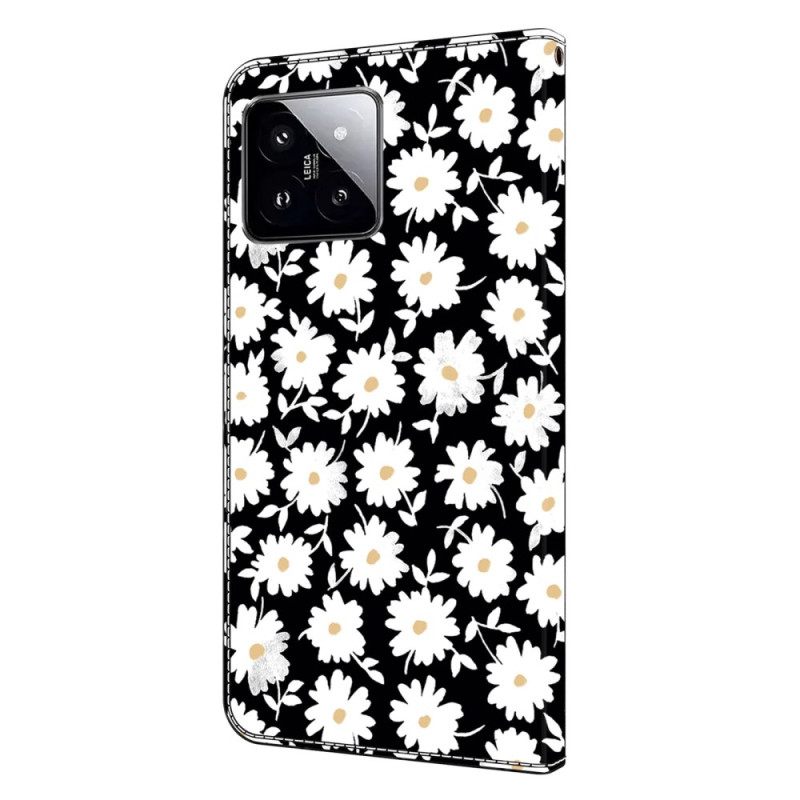 Δερματινη Θηκη Xiaomi 14 Floral