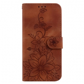 Δερματινη Θηκη Xiaomi 14 Floral Pattern Σιλικόνης