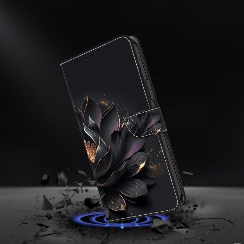 Δερματινη Θηκη Xiaomi 14 Μωβ Lotus