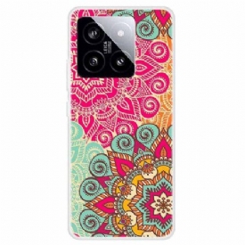 Κάλυμμα Xiaomi 14 Floral Pattern Σιλικόνης