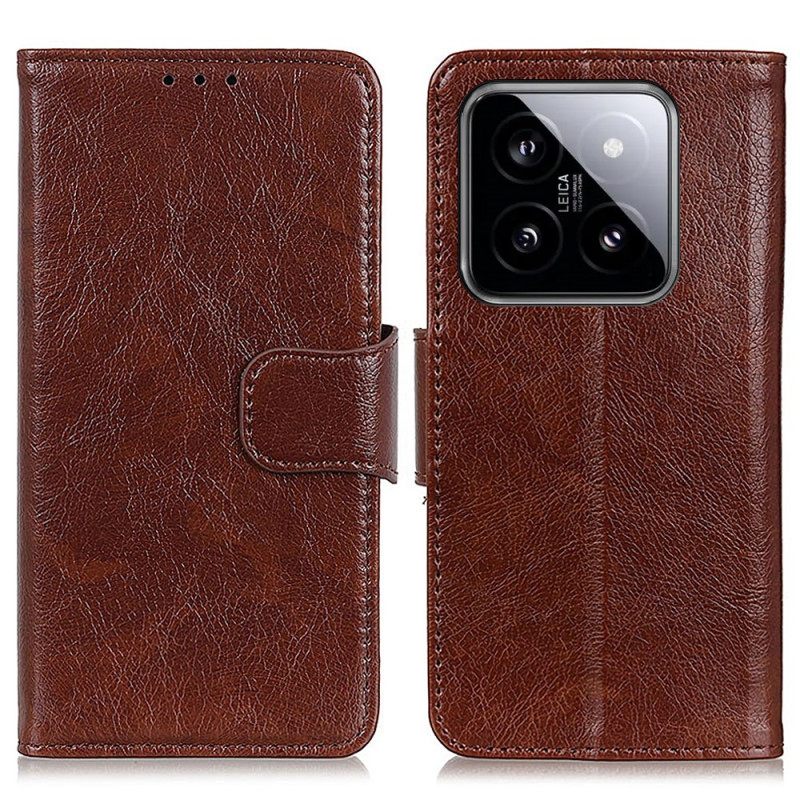 Θηκη Κινητου Xiaomi 14 Θήκες Κινητών Patent Nappa Leather