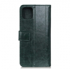 δερματινη θηκη Samsung Galaxy Note 10 Lite Studded Imitation Leather - Πράσινο