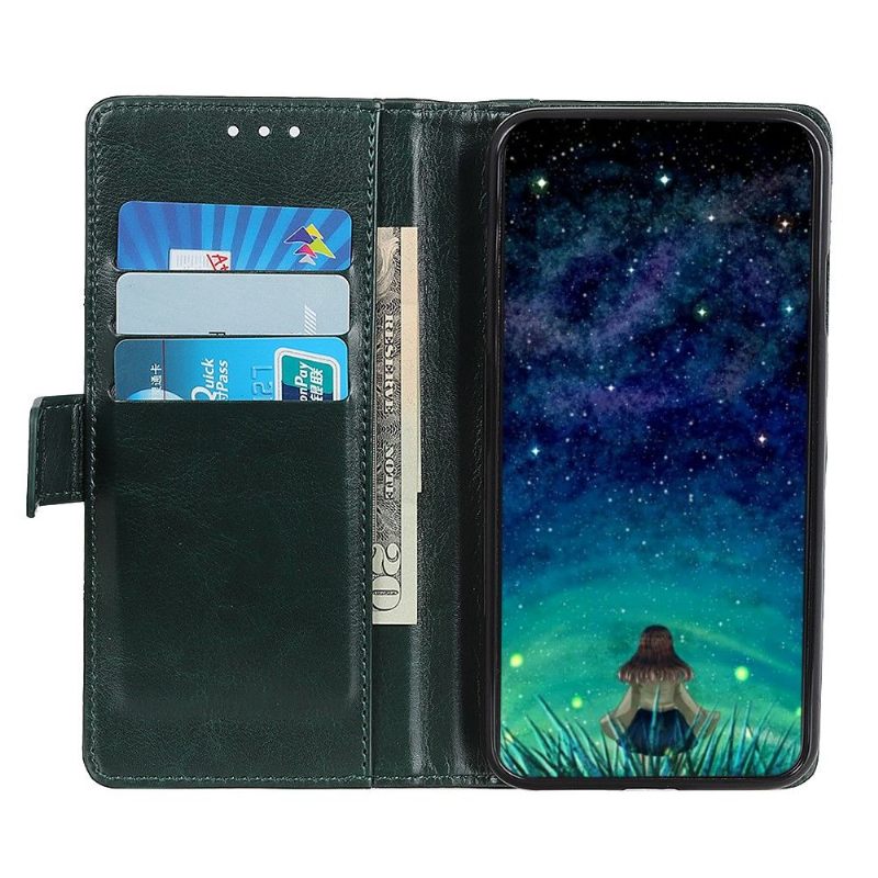 δερματινη θηκη Samsung Galaxy Note 10 Lite Studded Imitation Leather - Πράσινο