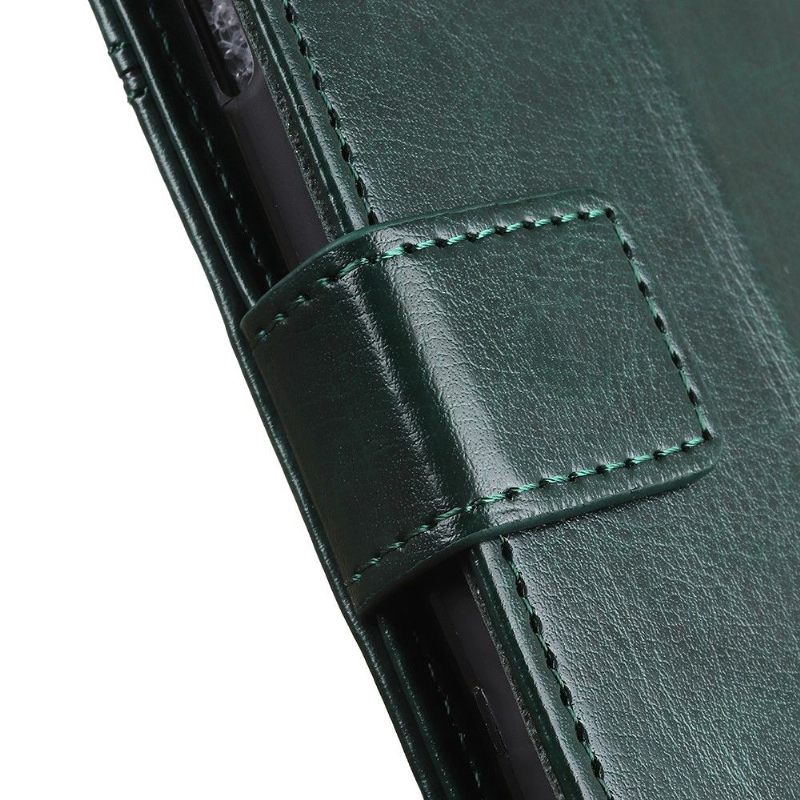 δερματινη θηκη Samsung Galaxy Note 10 Lite Studded Imitation Leather - Πράσινο