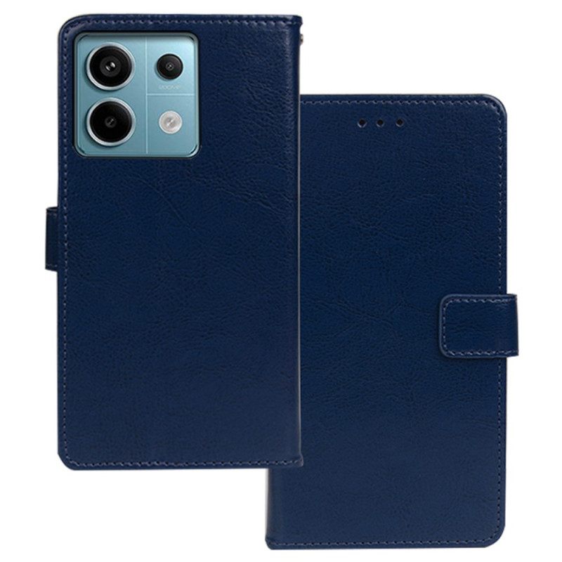 Δερματινη Θηκη Xiaomi Redmi Note 13 Pro 5g Faux Leather Idewei Σιλικόνης