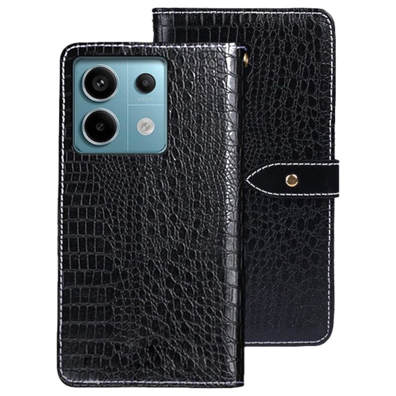 Δερματινη Θηκη Xiaomi Redmi Note 13 Pro 5g Idewei Crocodile Style