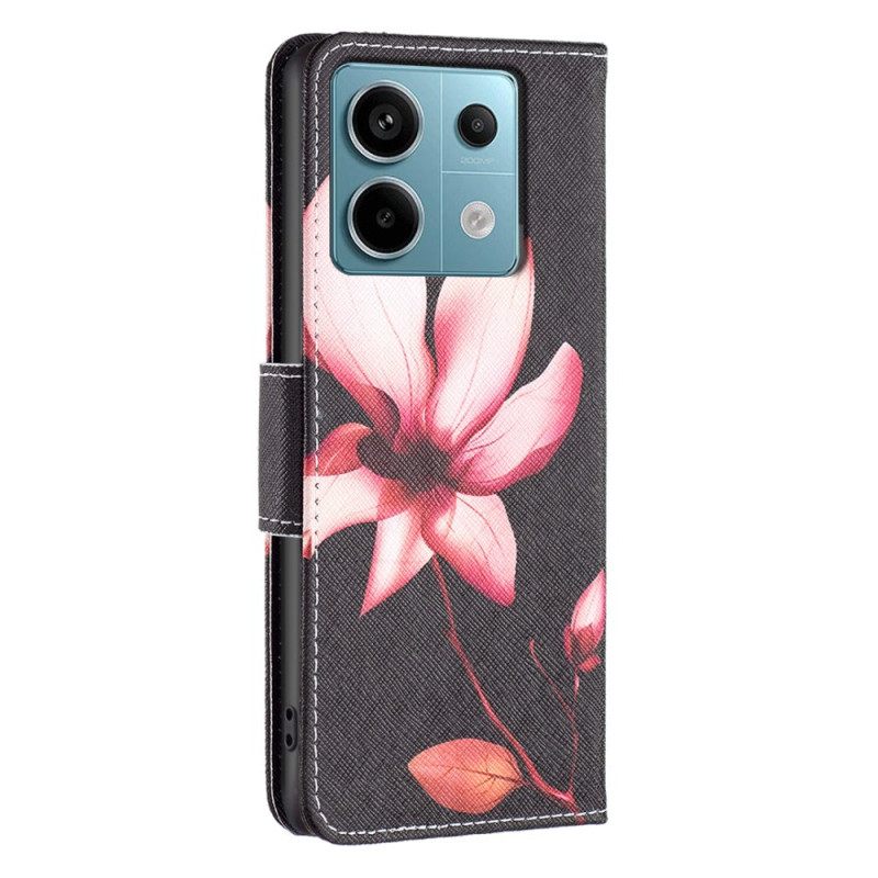 Δερματινη Θηκη Xiaomi Redmi Note 13 Pro 5g Lotus