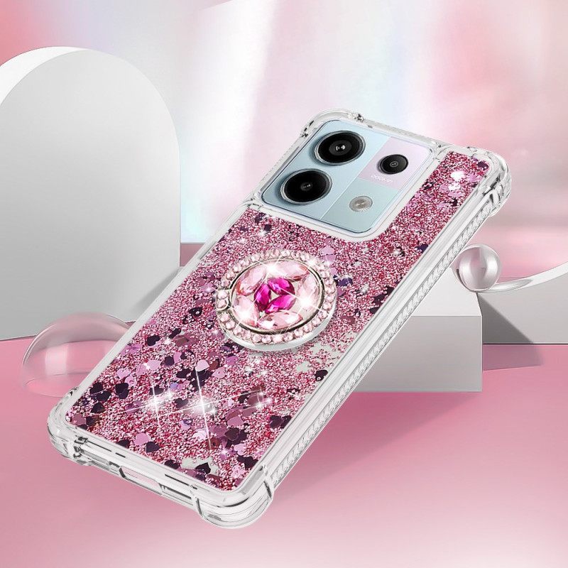 Κάλυμμα Xiaomi Redmi Note 13 Pro 5g Glitter Ring-holder