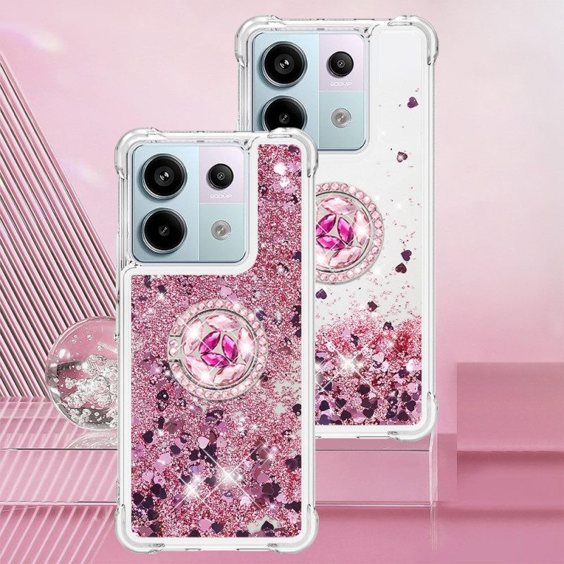 Κάλυμμα Xiaomi Redmi Note 13 Pro 5g Glitter Ring-holder