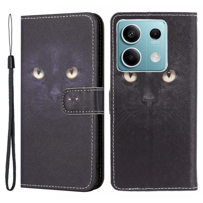 Θηκη Κινητου Xiaomi Redmi Note 13 Pro 5g Θήκες Κινητών Strappy Cat Eyes