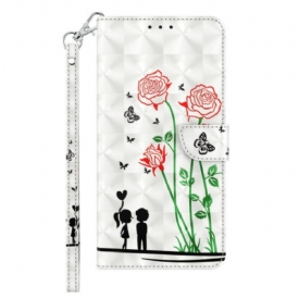 Κάλυμμα iPhone 14 Pro με κορδονι Lanyard Love Dandelions