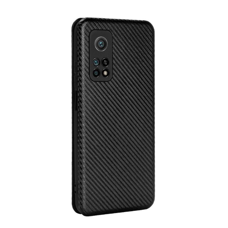 Κάλυμμα Xiaomi Mi 10T / 10T Pro Faux Δέρμα Σε Στυλ Ανθρακονημάτων