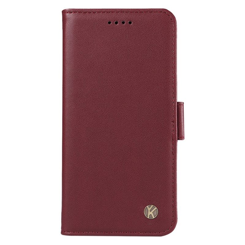 Δερματινη Θηκη iPhone 16 Plus Faux Leather Yikatu