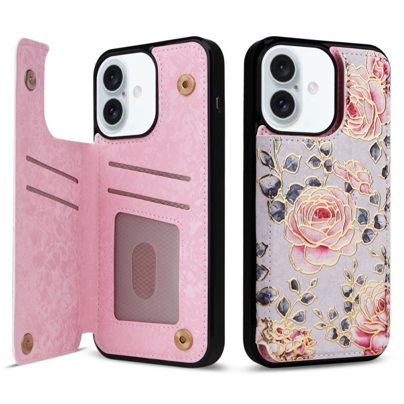 Κάλυμμα iPhone 16 Plus Floral Rfid Protection