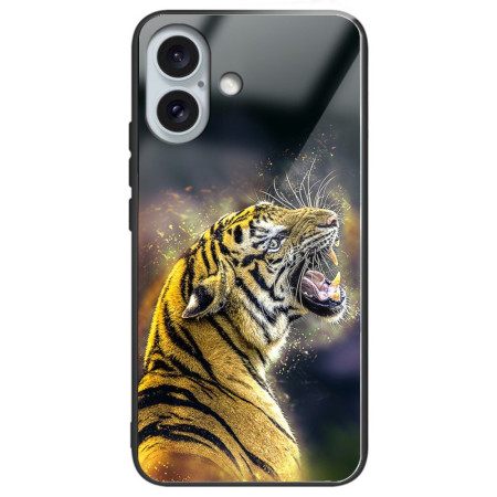 Κάλυμμα iPhone 16 Plus Roaring Tiger Tempered Glass