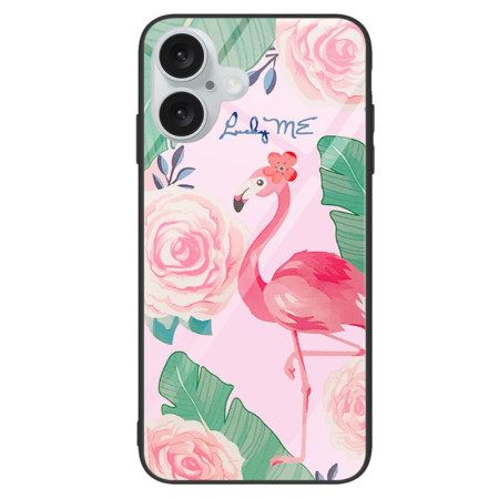 Κάλυμμα iPhone 16 Plus Tempered Glass Bird