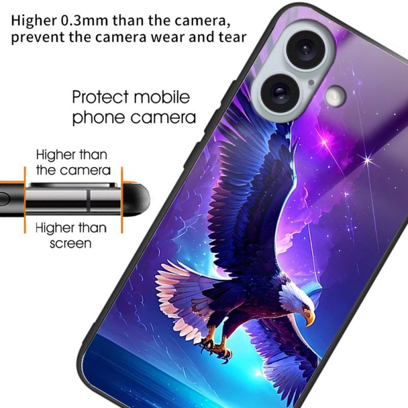 Κάλυμμα iPhone 16 Plus Θήκες Κινητών Flying Eagle Tempered Glass