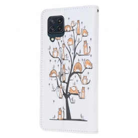 δερματινη θηκη Samsung Galaxy M32 Cat Tree