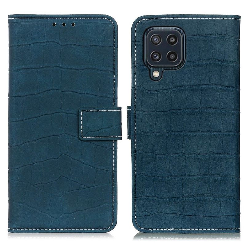 Κάλυμμα Samsung Galaxy M32 Imitation Leather Croc Look