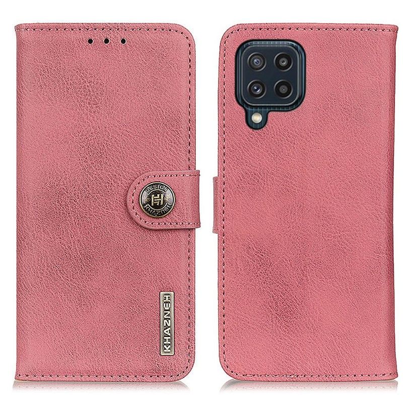 Κάλυμμα Samsung Galaxy M32 Κάτοχος Κάρτας Khazneh Leather Effect