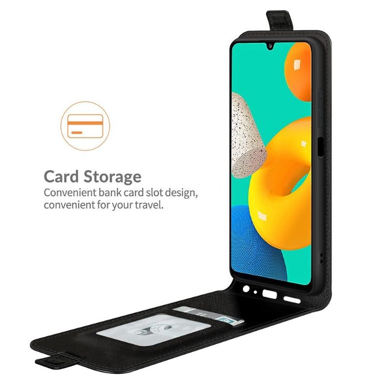 Θήκη Flip Samsung Galaxy M32 δερματινη θηκη Faux Leather Vertical