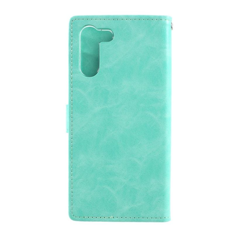 δερματινη θηκη Samsung Galaxy S21 Plus 5G Mercury Blue Moon Imitation Leather