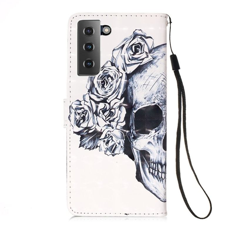 Κάλυμμα Samsung Galaxy S21 Plus 5G Floral Skull